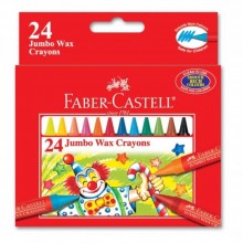 Faber Castell Jumbo Wax Crayons 122524 - 24pcs (Item No: A02-27) A1R1B157