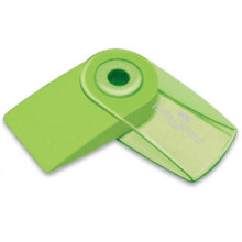 Faber Castell SLEEVE Mini - PVC Eraser (Light Green) Fluorescent Colours (Item No: A02-21 LG) A1R1B150