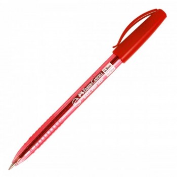 Faber Castell 1423 Ball Pen - Super Fine 0.5mm Red (Item No: A02-04 1423/5RD) A1R1B15
