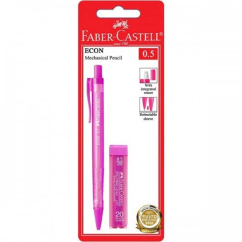 Faber Castell Econ Mechanical Pencil - 1342 Pink 0.5mm (Item No: A02-12P) A1R1B222