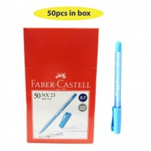 Faber Castell NX23 0.7mm Blue Ball Pen (642412) - 50pcs/box