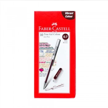 Faber Castell True Gel Pen 0.7mm Dark Brown (242675)
