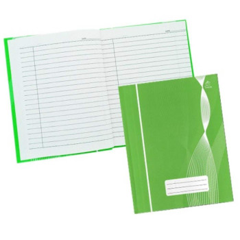 Hard Cover Quarto Book F5 200pgs - Green (Item No: C02-37G) A1R4B133