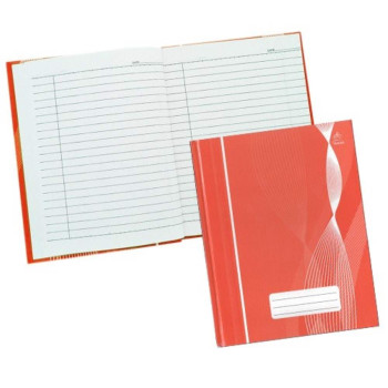 Hard Cover Quarto Book F5 200pgs - Orange (Item No: C02-37O) A1R4B133