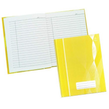 Hard Cover Quarto Book F5 200pgs - Yellow (Item No: C02-37Y) A1R4B133