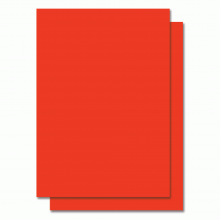 Fluorescent Color Label Sticker - A4 size - 100 sheets - Red (Item No: C01-05 RED)