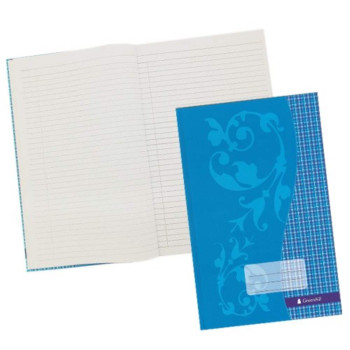 Hard Cover Foolscap Book â€” F4 size - 200pgs - Blue (Item No:C02-19BL) A1R4B132