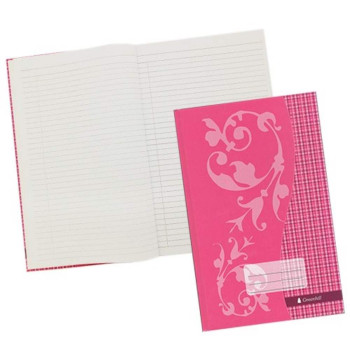 Hard Cover Foolscap Book â€” F4 size - 200pgs - Red (Item No: C02-19R) A1R4B132
