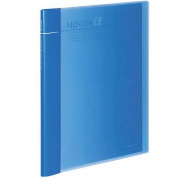 Kokuyo Novita Alpha Expandable Clear Book - Blue