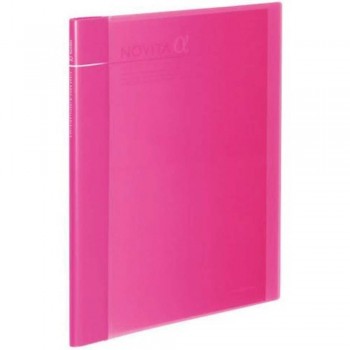 Kokuyo Novita Alpha Expandable Clear Book - Pink