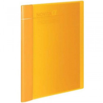 Kokuyo Novita Alpha Expandable Clear Book - Yellow