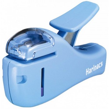 Kokuyo Harinacs Stapleless Stapler - Compact (Blue)