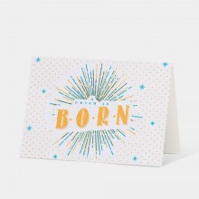 Letterpress Card - A Child Is Born