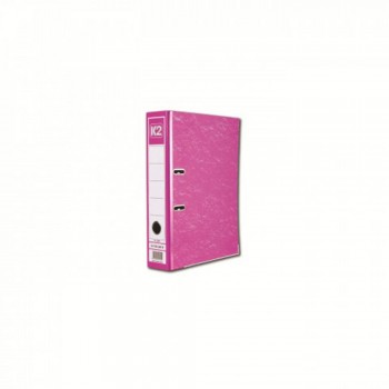 K2 8997 Fancy Hard Cover Arch File (Fancy Pink) - 3", 1 pcs