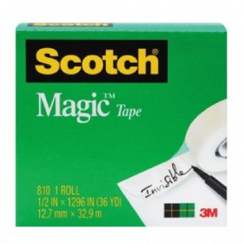 3M 810 MagicTape 1/2 inch x 36YDS