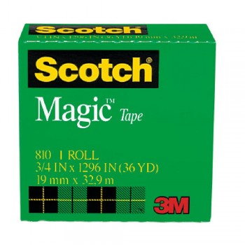 3M 810 MagicTape 3/4 inch x36YDS