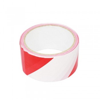 Hazard Warning Tape - Red and White, 48mm (Item No: B02-11 WT40X50) A1R2B52