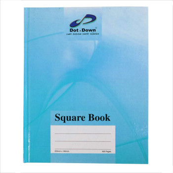 Hard Cover Quarto Book F5 400pgs - Blue (Item No: C02-39) A1R4B135