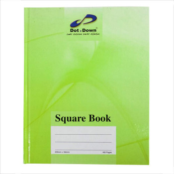 Hard Cover Quarto Book F5 400pgs - Yellow (Item No: C02-39Y)