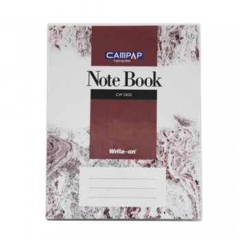 Campap Cw2302 F5 Pvc Cover Note Book 200P (Item No: C02-02) A1R4B1170P