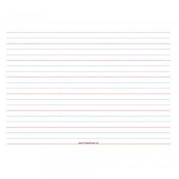 Standard Exercise Book 80 Pages (Red Blue 4 Line)