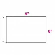 White Envelope - 100gsm - 500 pcs 6-inch x 9-inch (Item No: C03-08)