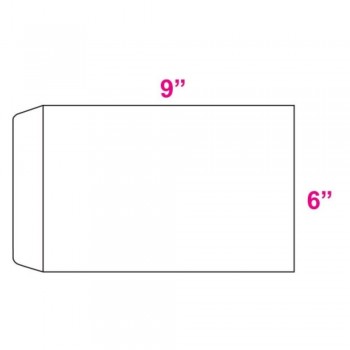 White Envelope - 100gsm - 500 pcs 6-inch x 9-inch (Item No: C03-08)