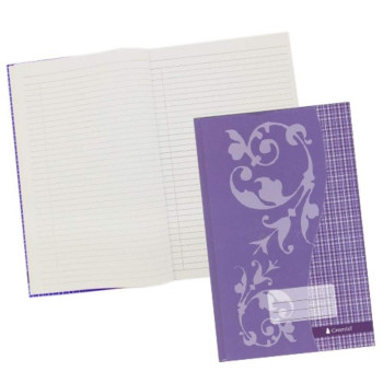 Hard Cover Foolscap Book â€” F4 size - 400pgs - Purple (Item No: C02-21PL) A1R4B136