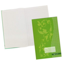 Hard Cover Foolscap Book â€” F4 size - 400pgs - Green (Item No: C02-21G)  A1R4B136