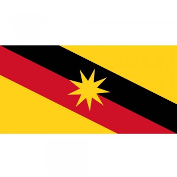 Sarawak Bendera - Woolen Flag 3"x 6" (Item No: C04-09)