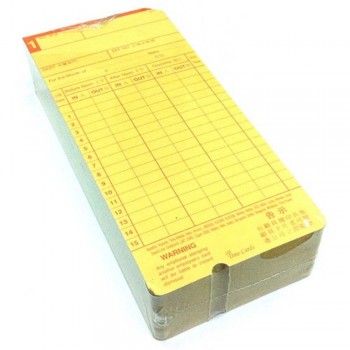Time Cards - 2-sided (Item No: B01-25) A1R2B24