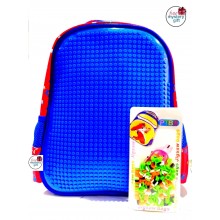 Puzzle Bag Medium Size Blue (888)