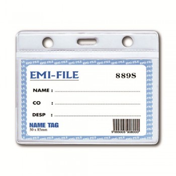 Transparent Name Tag 889 - 52mm (H) x 86mm (W) Card Size