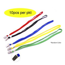 Mix Color Cotton Lanyard with Clip - 10pcs/pkt