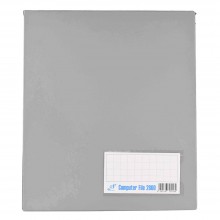 PVC COMPUTER FILE A4 - Gray (Item No :C01 21 GY)