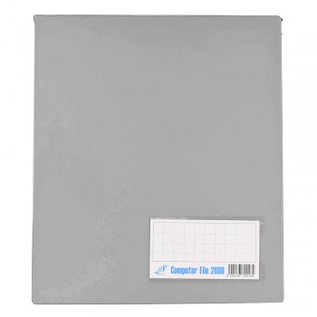 PVC COMPUTER FILE A4 - Gray (Item No :C01 21 GY)