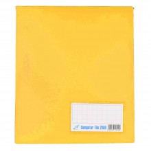 PVC COMPUTER FILE A4 - Yellow ( Item No: C01 21 YL)