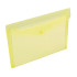 A4 Document Holder Wallet Button Yellow