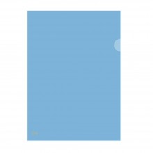 L Shape Transparent (Blue) Document Holder File A4 Size