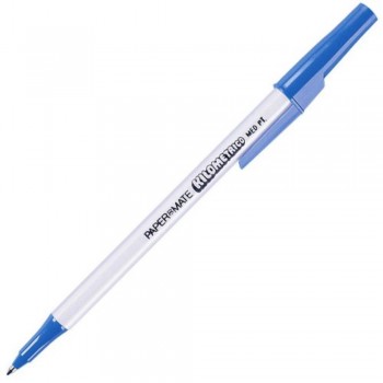 Papermate Kilometrico Ball Point Pen - 1.0mm BLUE (Item No: A04-02 KLMBL) A1R1B38