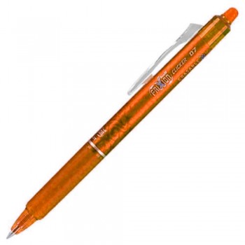 Pilot FriXion Ball Clicker - Erasable Gel Ink Pen 0.7mm Orange (Item No: A01-17 FXBC0.7O)