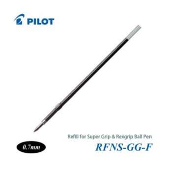 Pilot Super Grip Rexgrip Ball Pen Refill 0.7 Black (RFNS-GG-F-B)