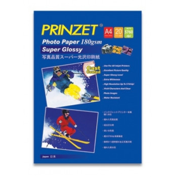 Prinzet Inkjet Photo Paper Super Glossy - 20 Sheets per Pack (Item No: PRZIPPSGA4)
