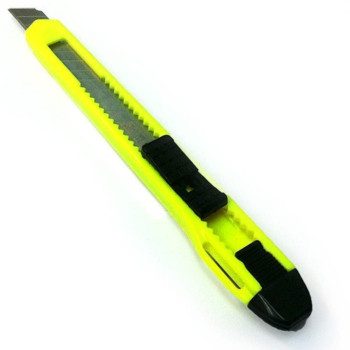 SDI Cutter Knife 0411A - Size Small, Yellow (Item No: B12-18 S/C-YL) A1R3B85