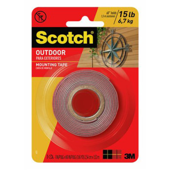 Scotch Outdoor Mounting Tape 3M 411P 25.4mm X 1.52m