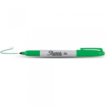 Sharpie Fine Point Permanent Marker - Green (Item No: A12-06 F/GR) A1R3B44