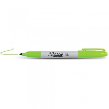 Sharpie Fine Point Permanent Marker - Green Lime (Item No: A12-06 F/G.LIME) A1R3B44