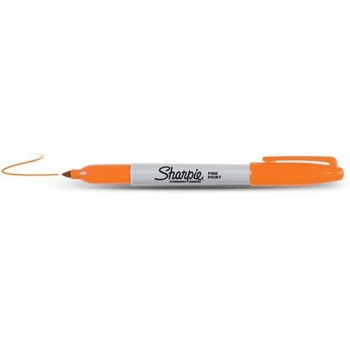 Sharpie Fine Point Permanent Marker - Orange (Item No: A12-06 F/OR) A1R3B44
