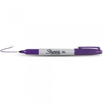 Sharpie Fine Point Permanent Marker - Purple (Item No: A12-06 F/PUR) A1R3B44