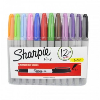 Sharpie Permanent Marker Fine - AP014906 (Item No: A12-04) A1R3B50